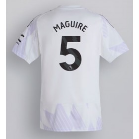 Pánské fotbalový oblečení Manchester United Harry Maguire #5 Venkovní košile 2025-26 Krátkým Rukávem